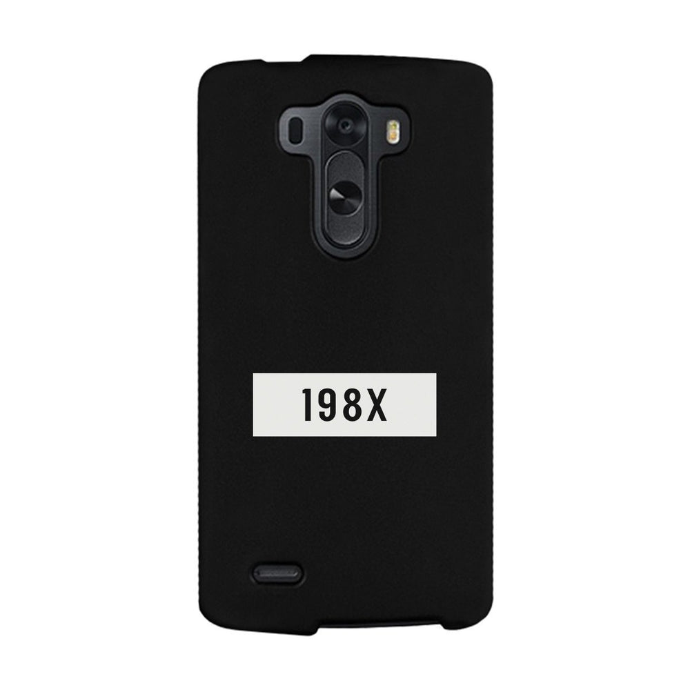 198X Black Cute Phone Case Born in 80's Funny Gift Ideas