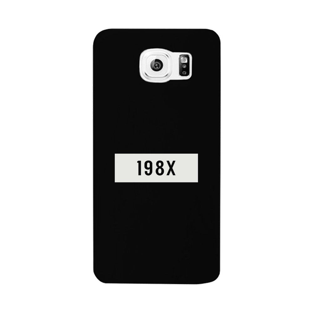 198X Black Cute Phone Case Born in 80's Funny Gift Ideas