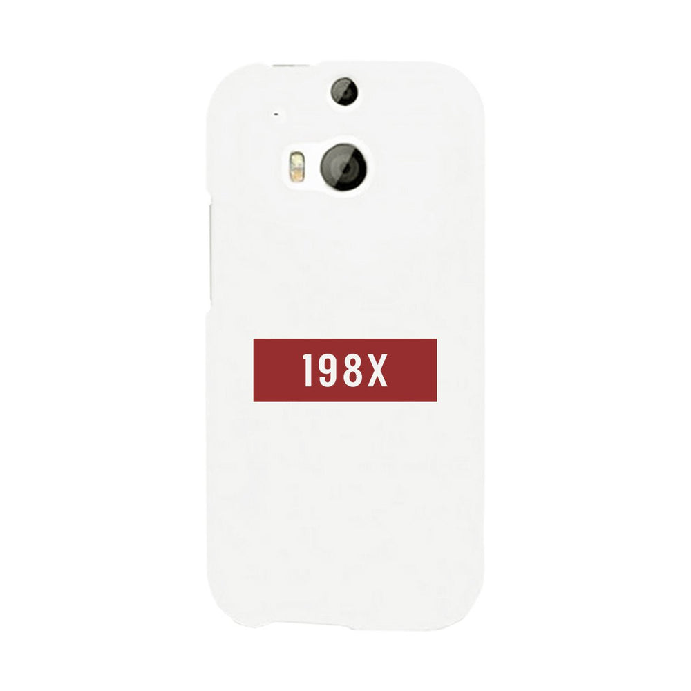 198X Black Cute Phone Case Born in 80s Funny Gift Idea