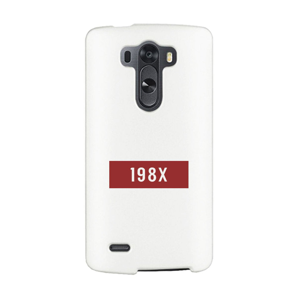 198X Black Cute Phone Case Born in 80s Funny Gift Idea