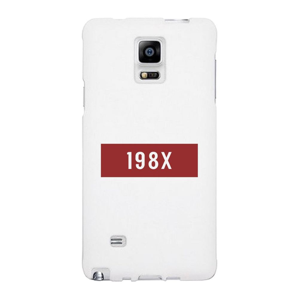 198X Black Cute Phone Case Born in 80s Funny Gift Idea