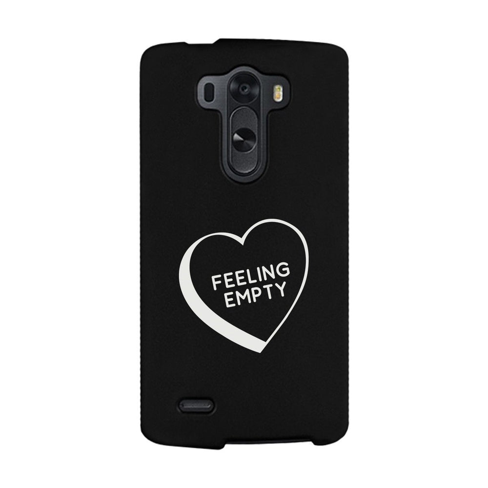 Feeling Empty Heart Black Graphic Phone Case Unique Design