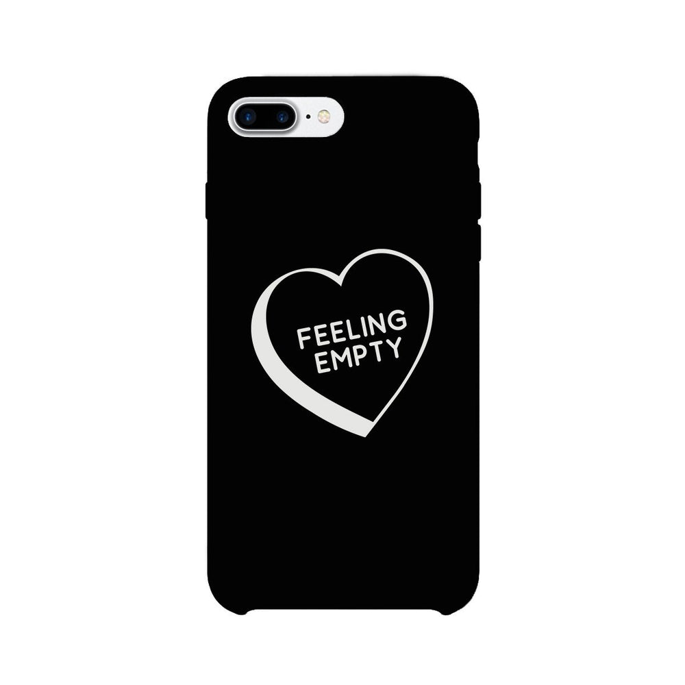 Feeling Empty Heart Black Graphic Phone Case Unique Design