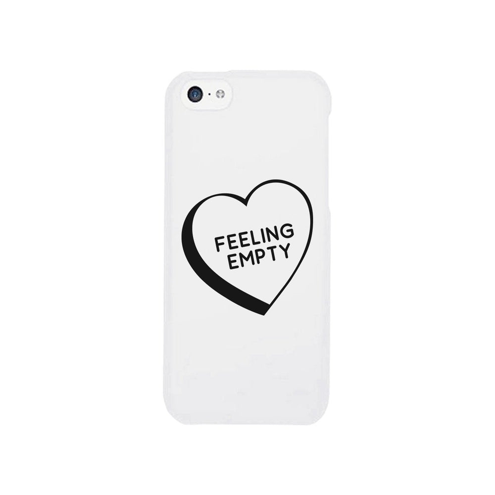 Feeling Empty Heart Graphic Unique Design Black Phone Case