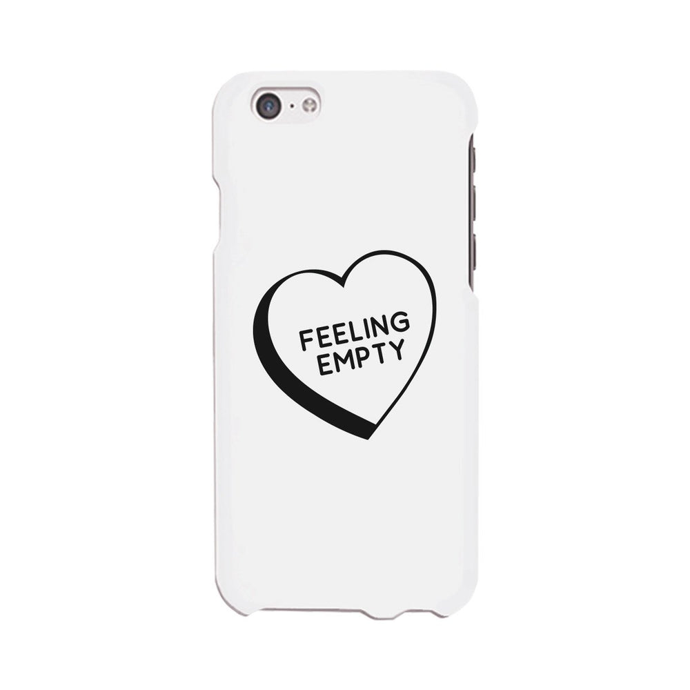 Feeling Empty Heart Graphic Unique Design Black Phone Case