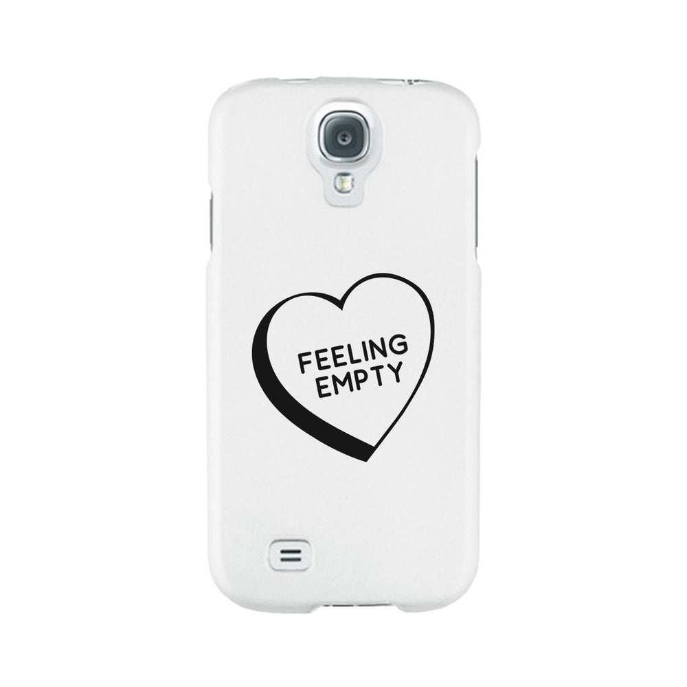 Feeling Empty Heart Graphic Unique Design Black Phone Case