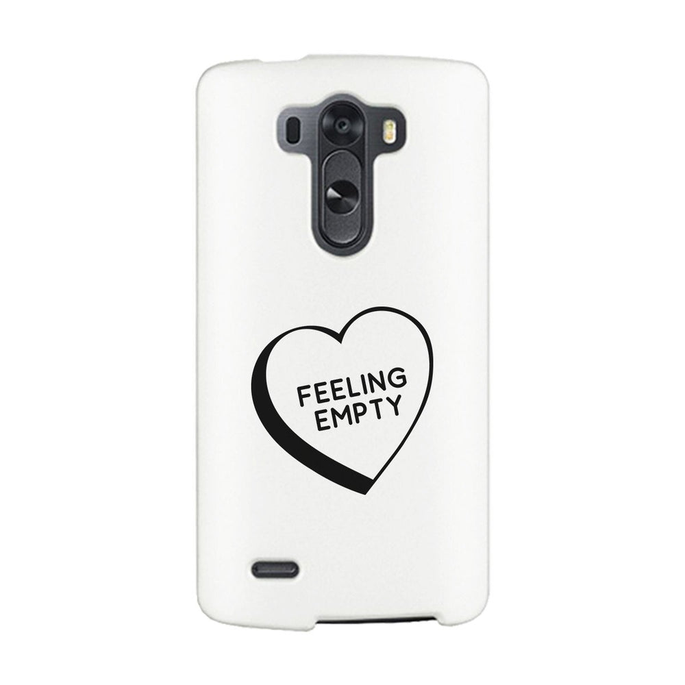 Feeling Empty Heart Graphic Unique Design Black Phone Case