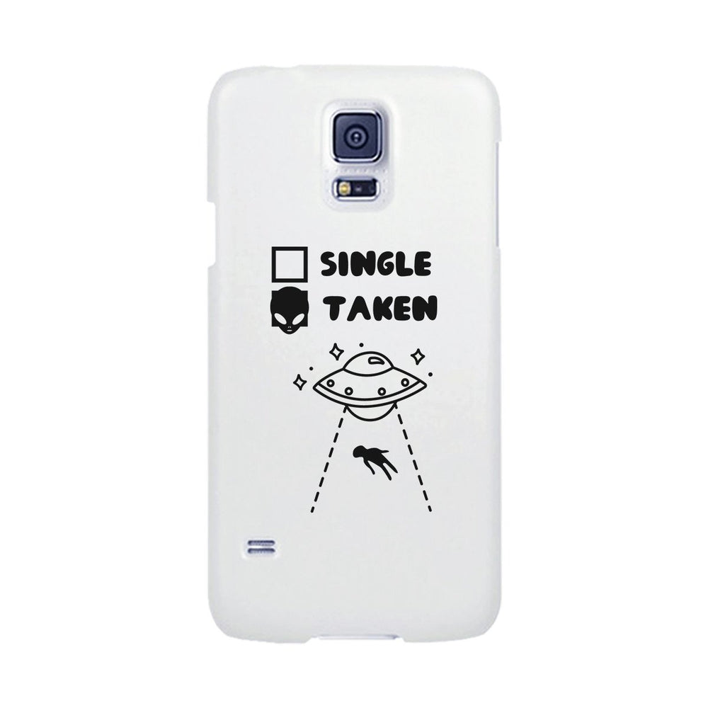 Single Taken Alien Black Phone Case Funny Graphic Case