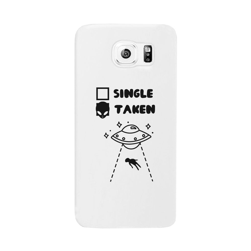 Single Taken Alien Black Phone Case Funny Graphic Case