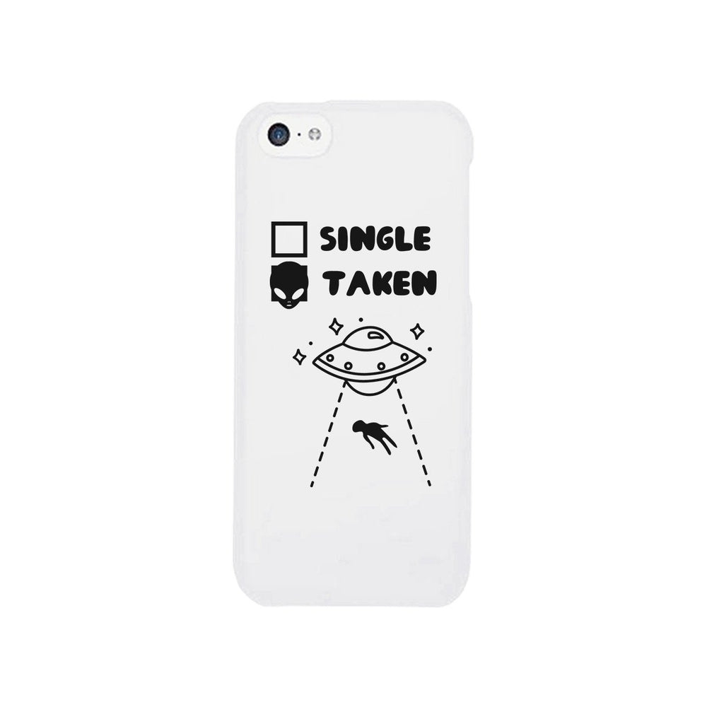 Single Taken Alien Black Phone Case Funny Graphic Case