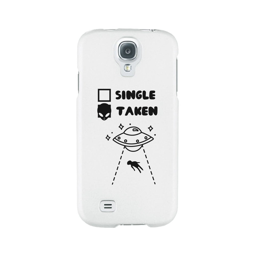 Single Taken Alien Black Phone Case Funny Graphic Case