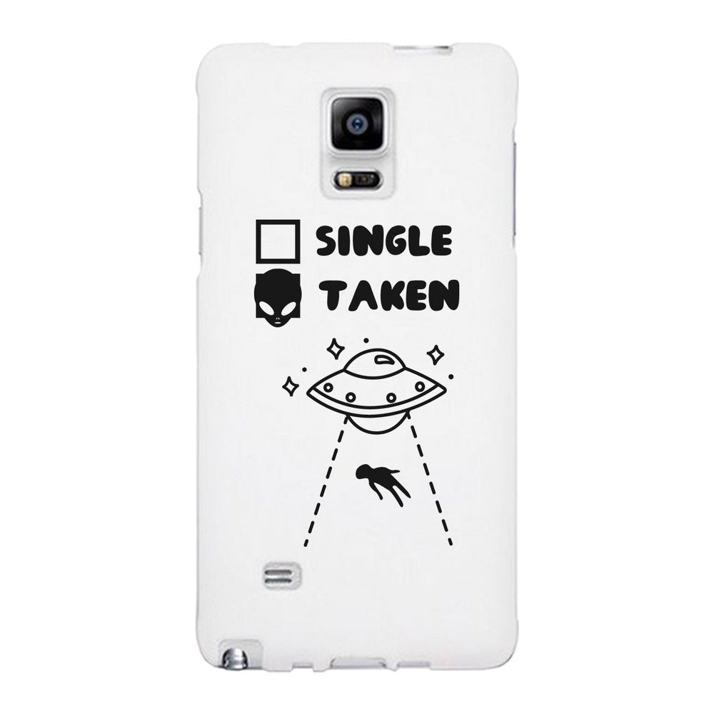 Single Taken Alien Black Phone Case Funny Graphic Case