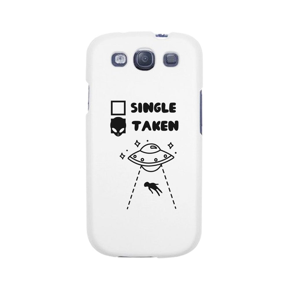 Single Taken Alien Black Phone Case Funny Graphic Case