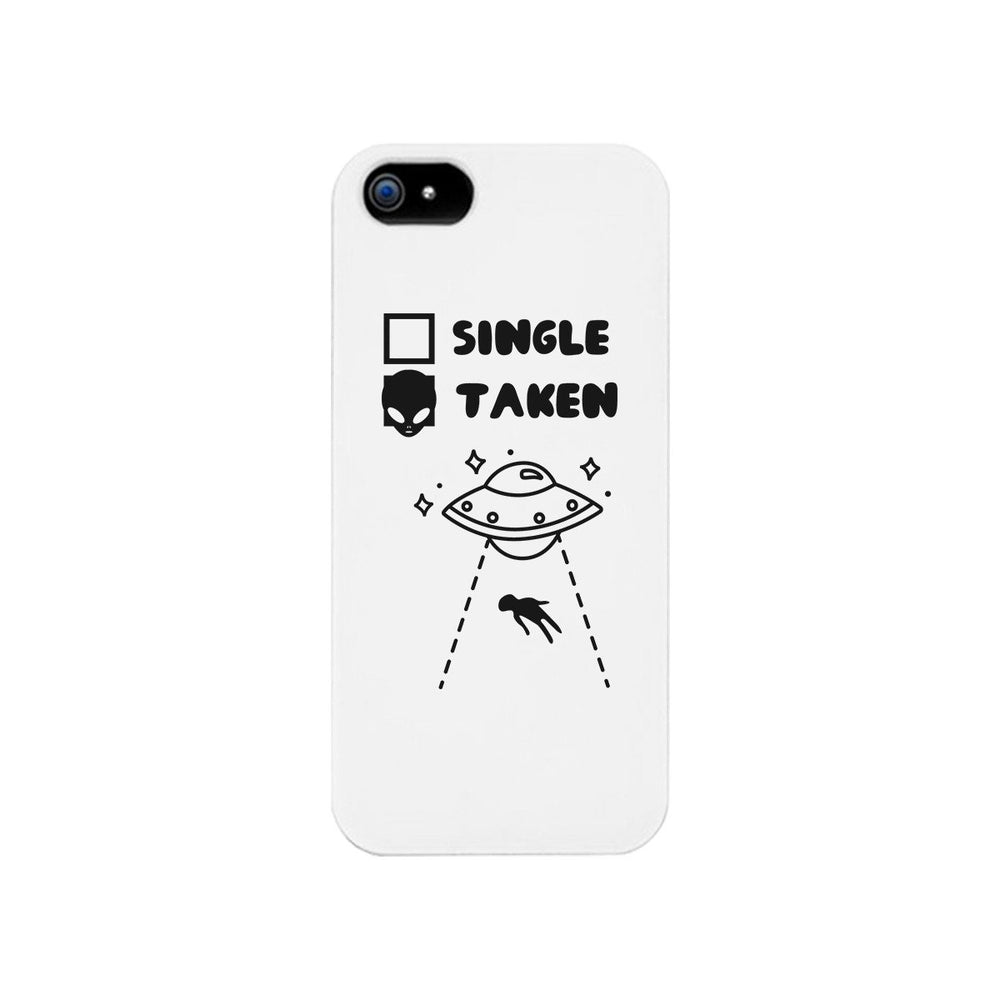 Single Taken Alien Black Phone Case Funny Graphic Case