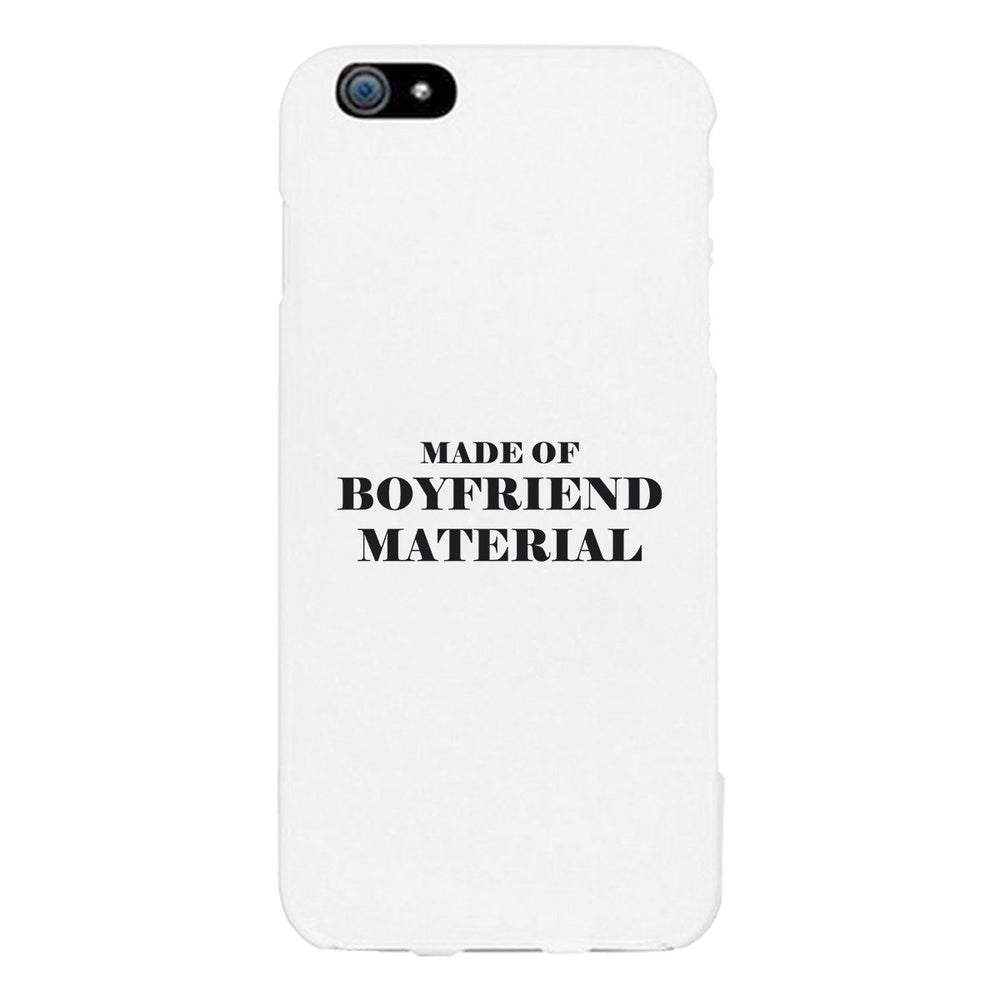 Boyfriend Material Black Cute Phone Case For Gift Idea