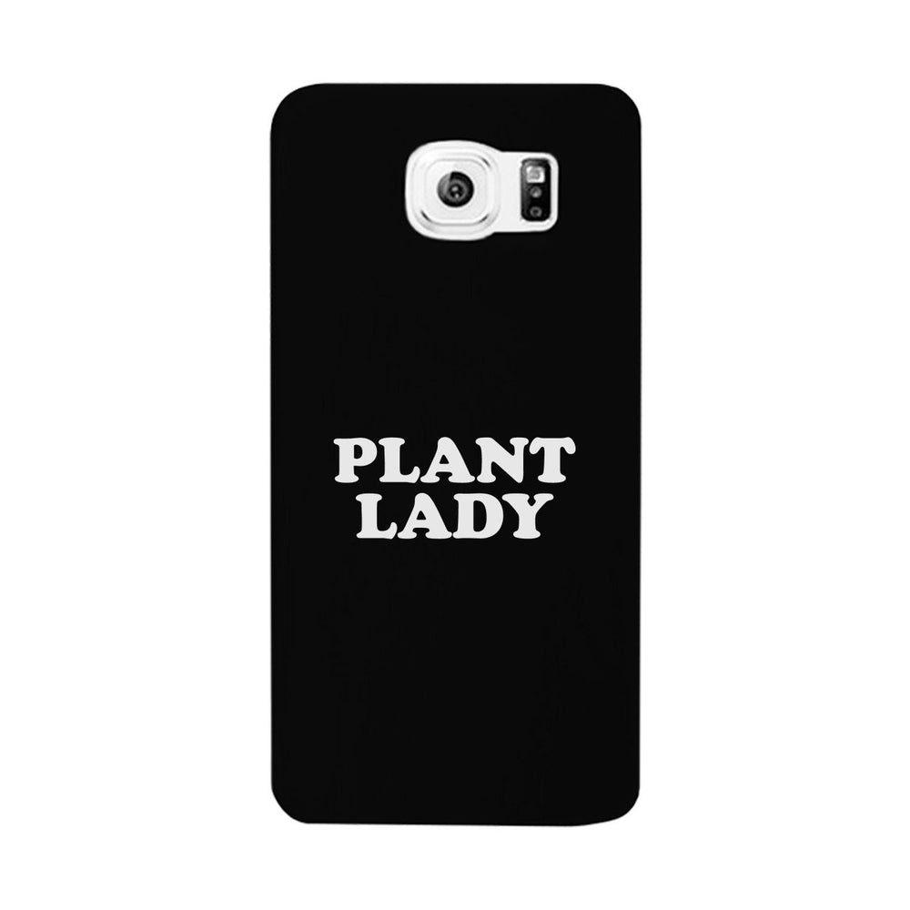 Plant Lady Black Phone Case Simple Quote Cute Graphic Phone Case