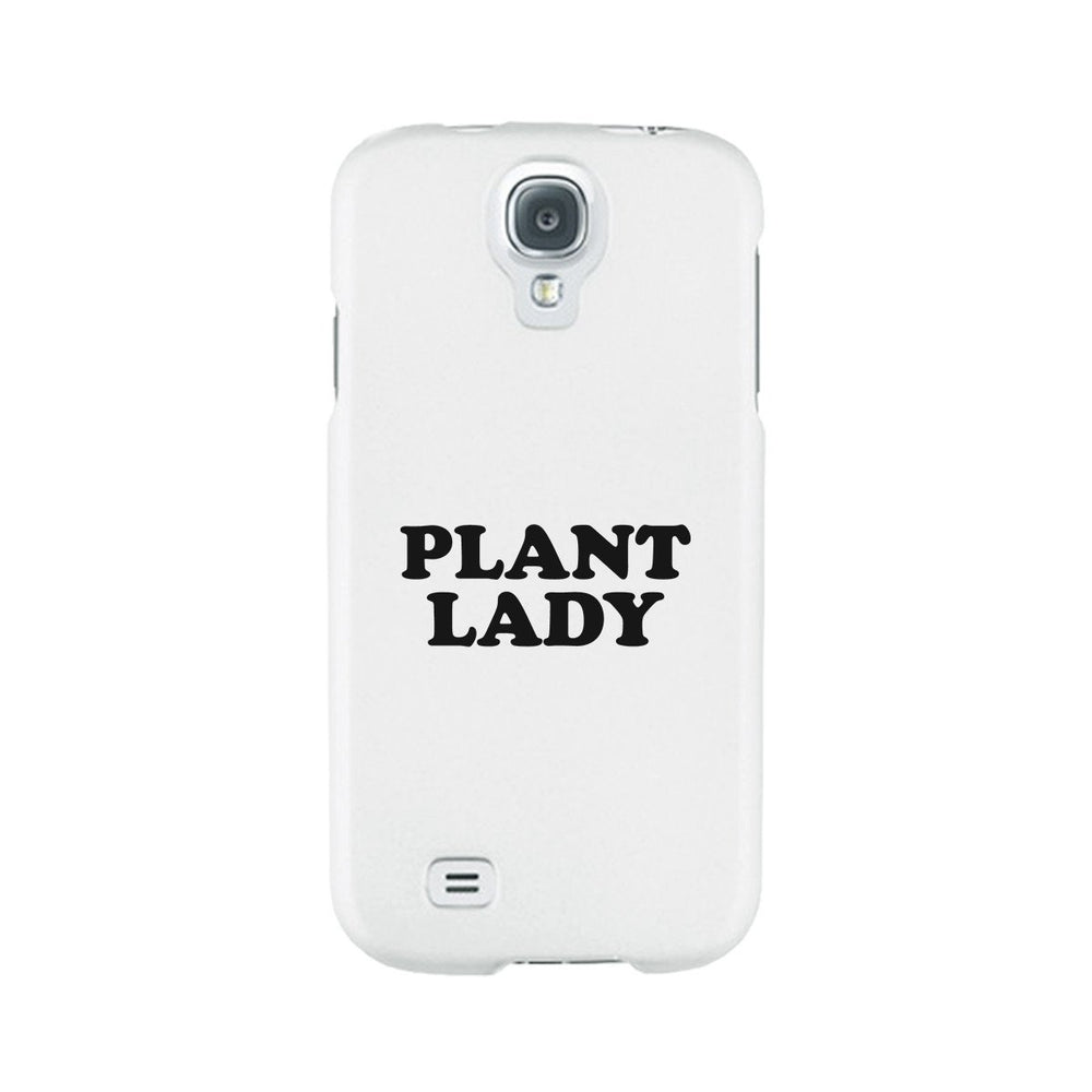 Plant Lady White Phone Case Simple Letter Printed Gifts For Her