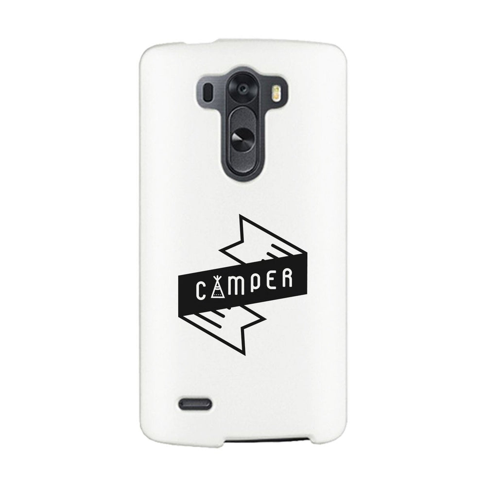 Camper White Phone Case Trendy Design Gifts For Mountain Lovers