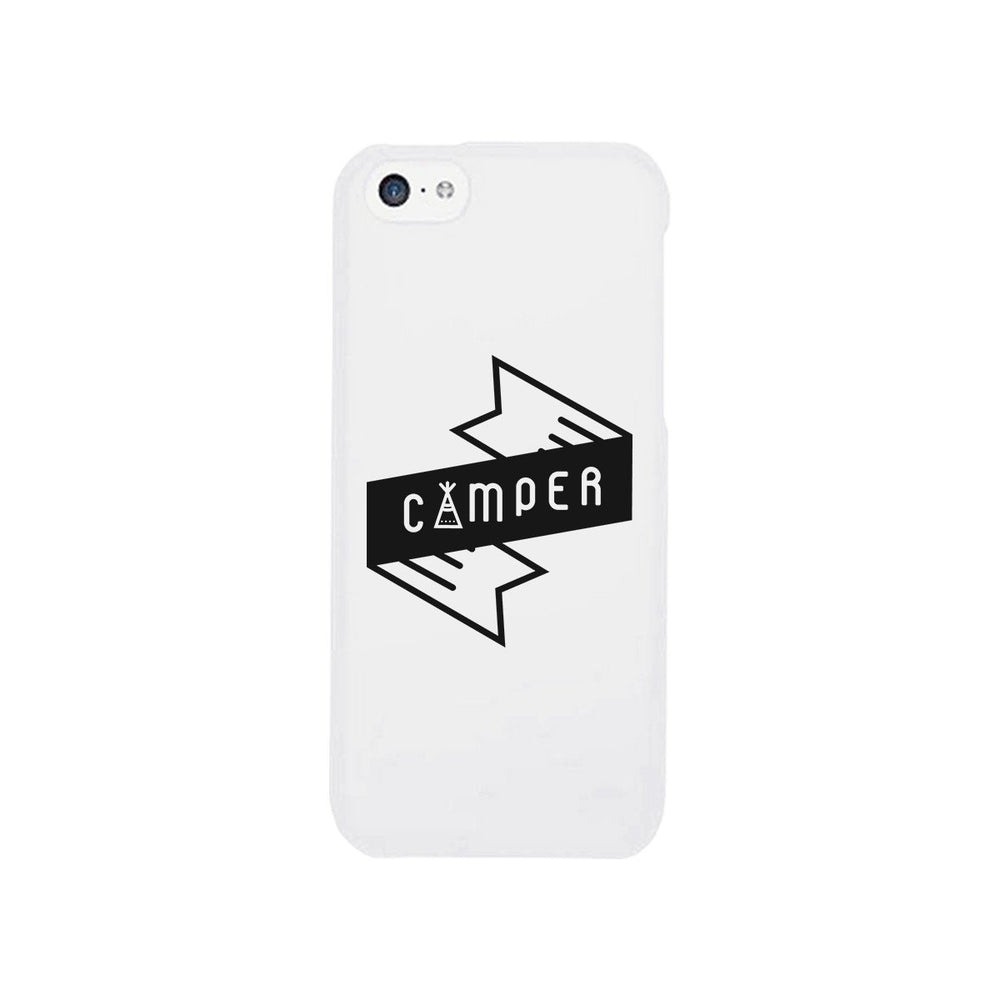 Camper White Phone Case Trendy Design Gifts For Mountain Lovers