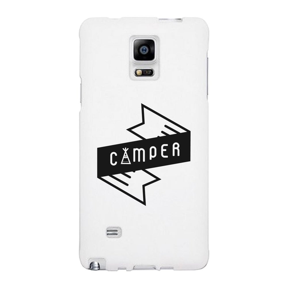 Camper White Phone Case Trendy Design Gifts For Mountain Lovers