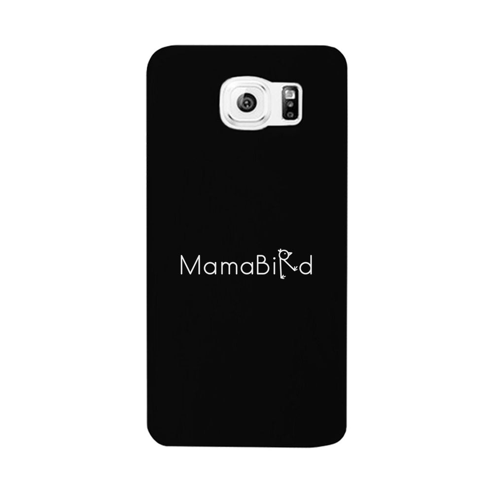 MamaBird Black Phone Case Cute Design Unique Gifts For New Moms