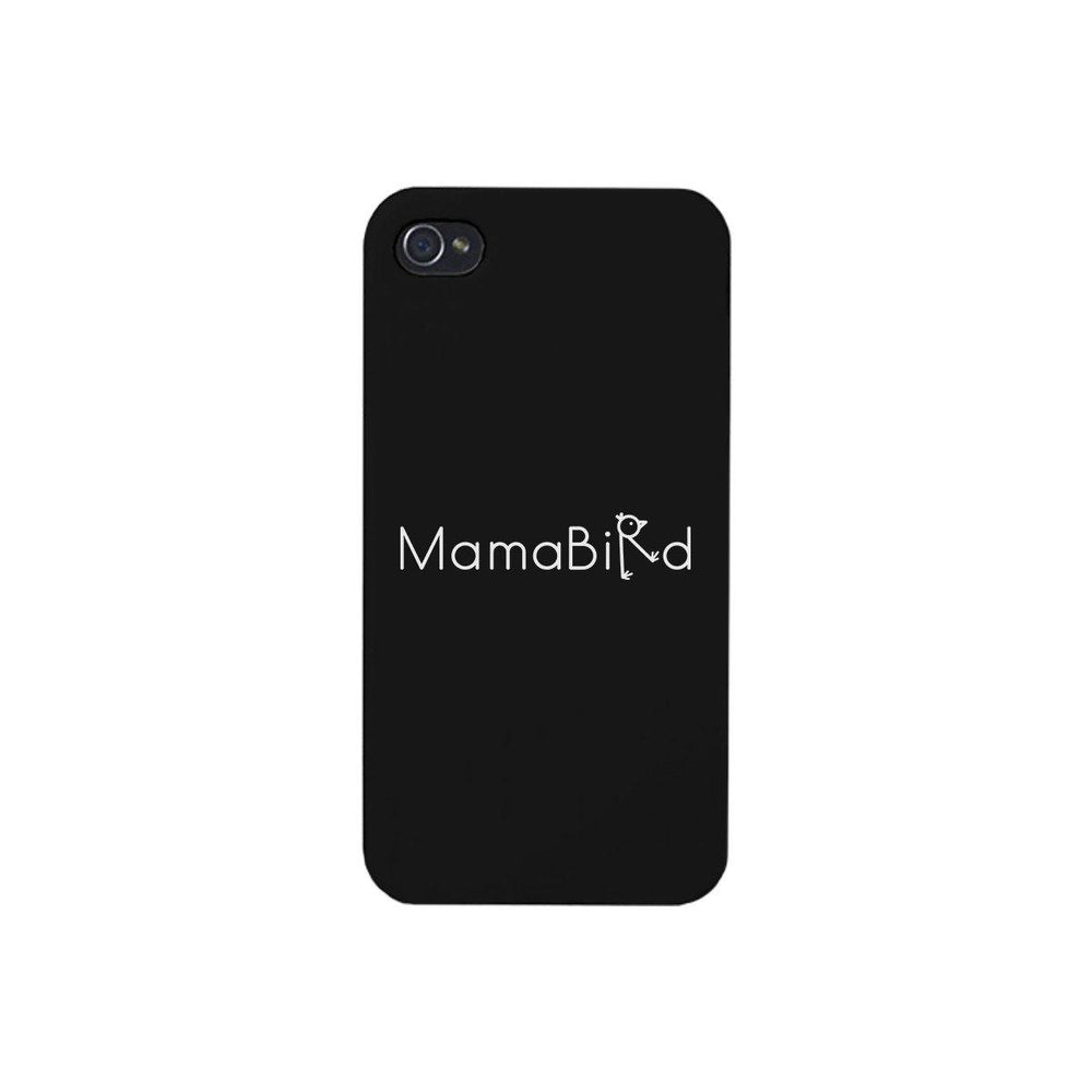 MamaBird Black Phone Case Cute Design Unique Gifts For New Moms