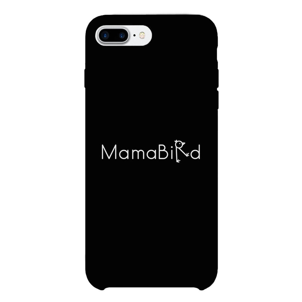 MamaBird Black Phone Case Cute Design Unique Gifts For New Moms