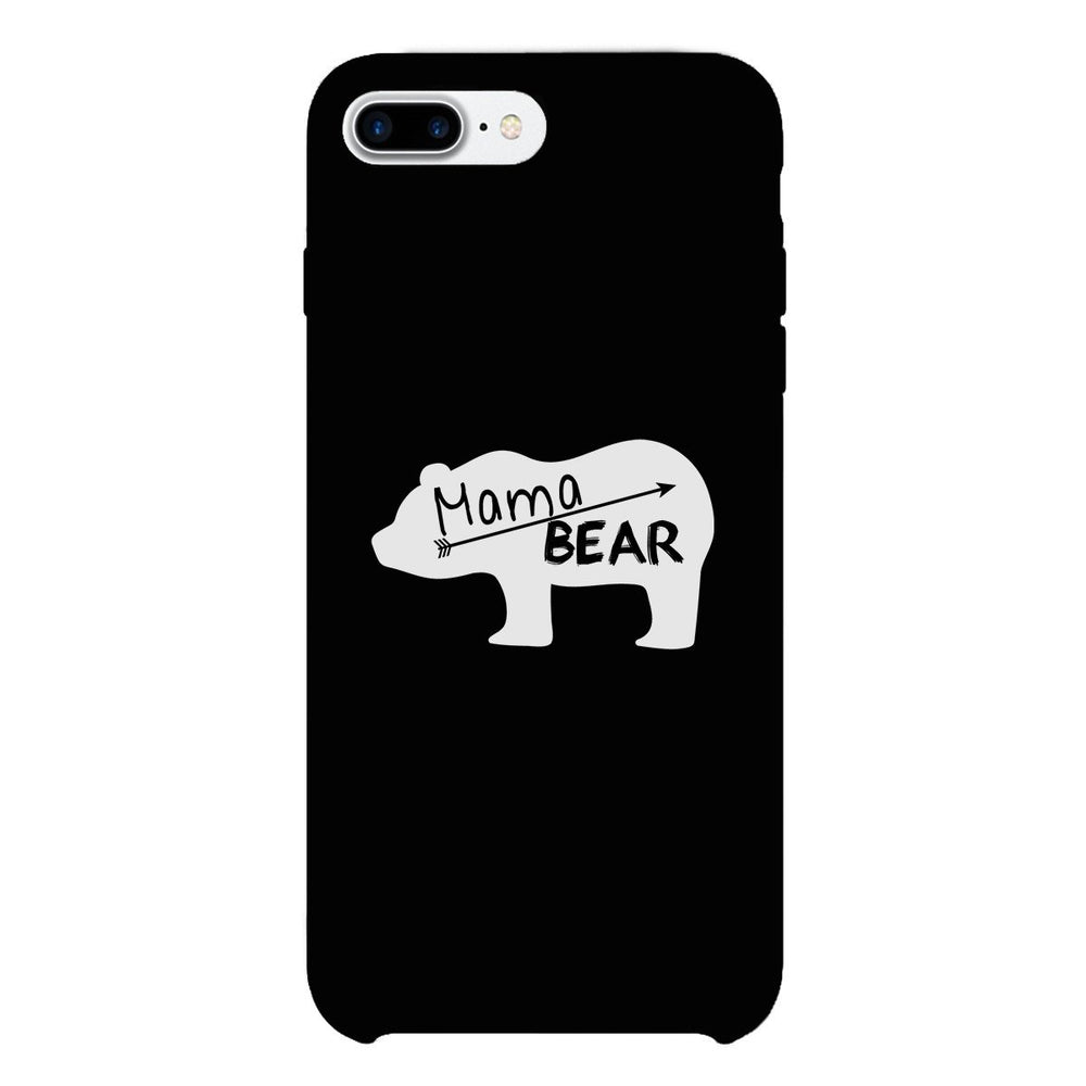 Mama Bear Black Phone Case Unique Design Gifts For Baby Shower