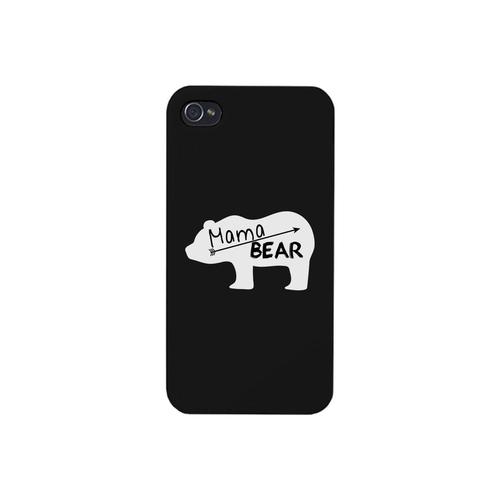 Mama Bear Black Phone Case Unique Design Gifts For Baby Shower