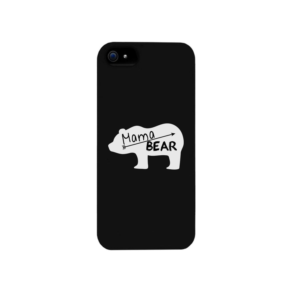 Mama Bear Black Phone Case Unique Design Gifts For Baby Shower