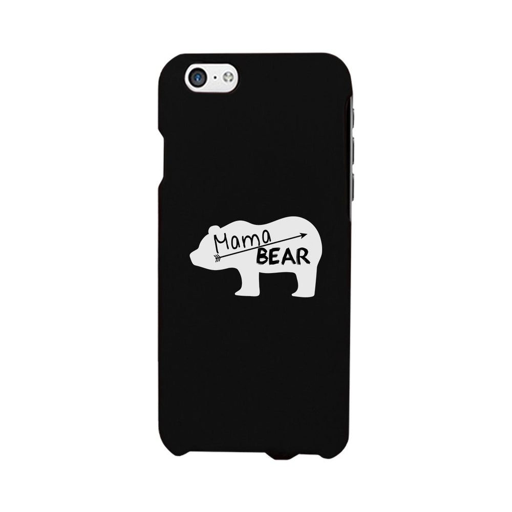 Mama Bear Black Phone Case Unique Design Gifts For Baby Shower