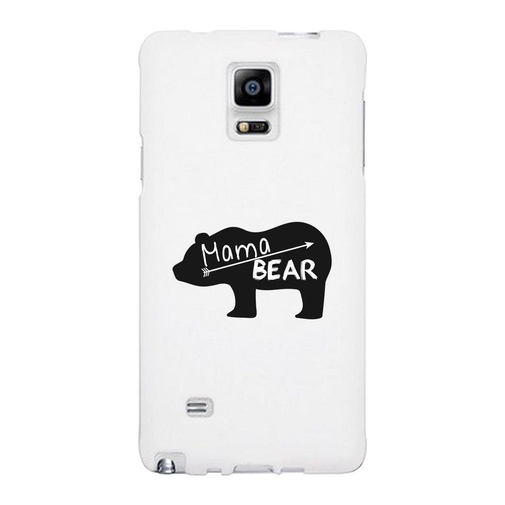 Mama Bear White Phone Case Unique Design Gifts For Baby Shower