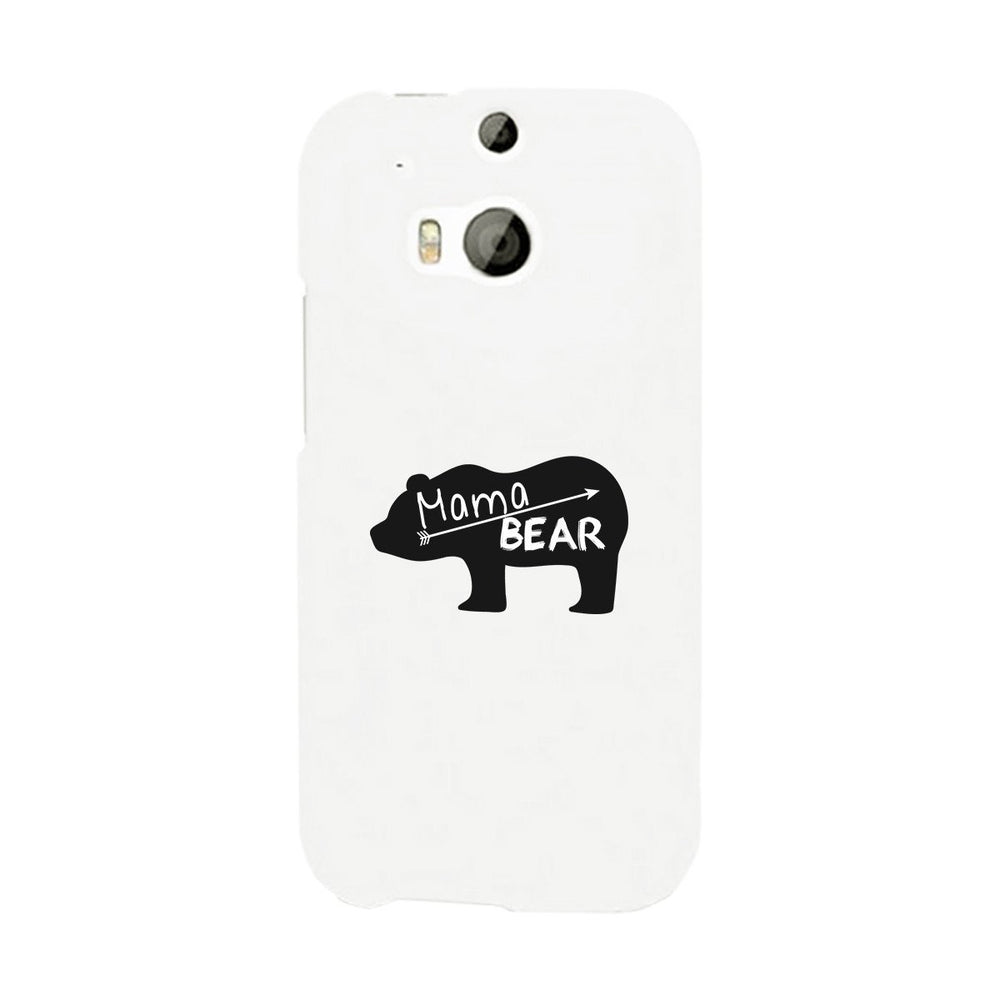 Mama Bear White Phone Case Unique Design Gifts For Baby Shower