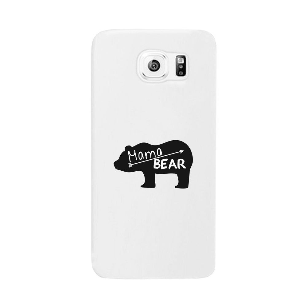 Mama Bear White Phone Case Unique Design Gifts For Baby Shower