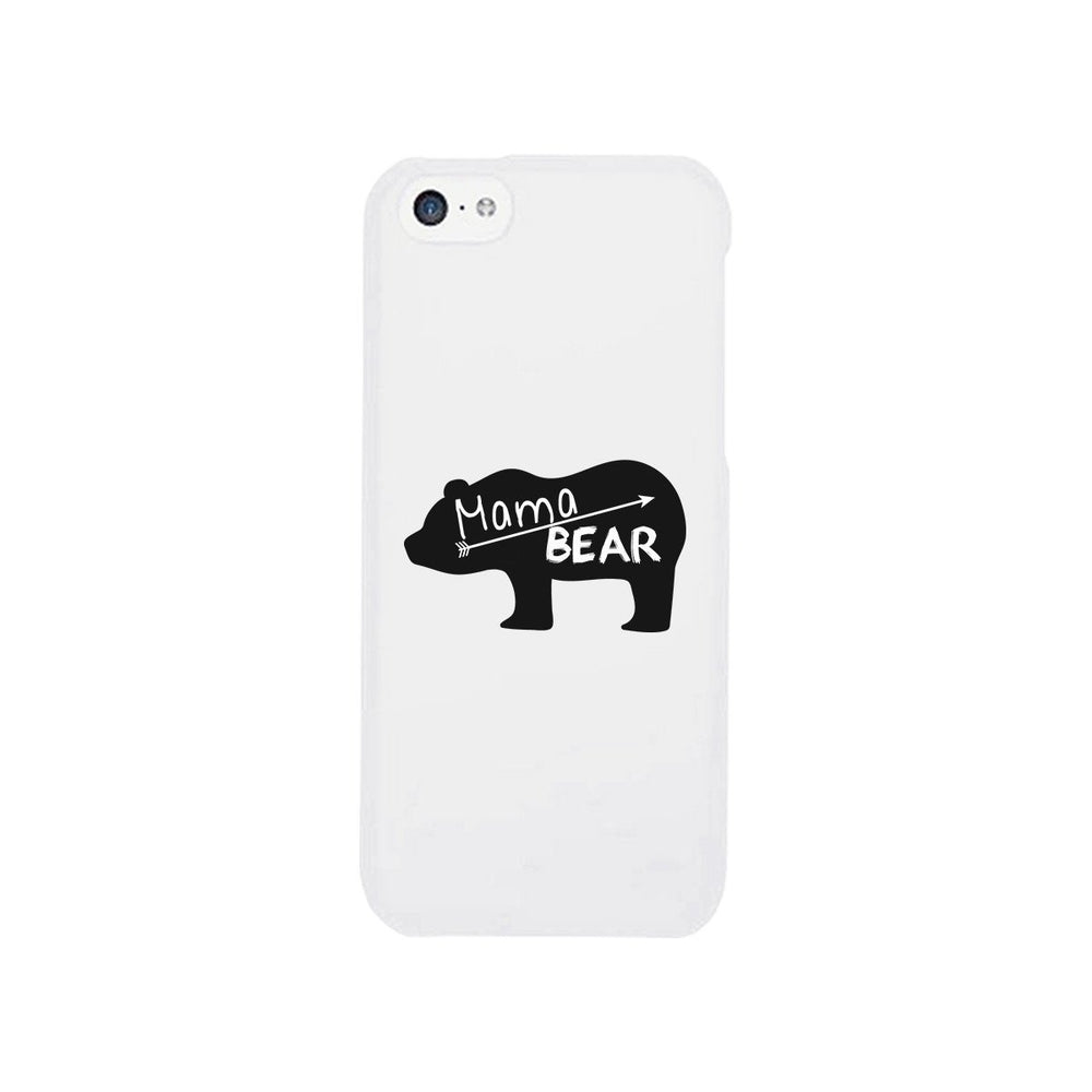 Mama Bear White Phone Case Unique Design Gifts For Baby Shower