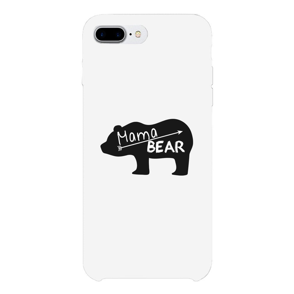 Mama Bear White Phone Case Unique Design Gifts For Baby Shower