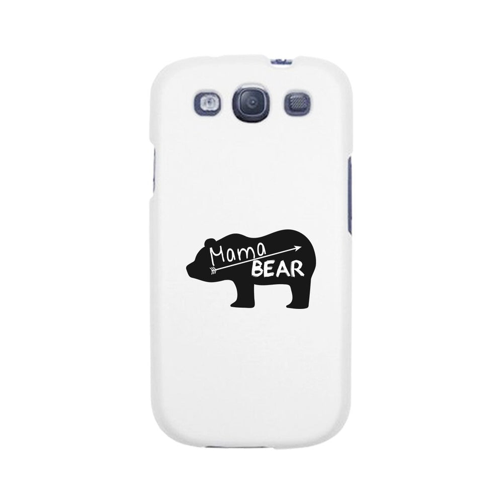 Mama Bear White Phone Case Unique Design Gifts For Baby Shower