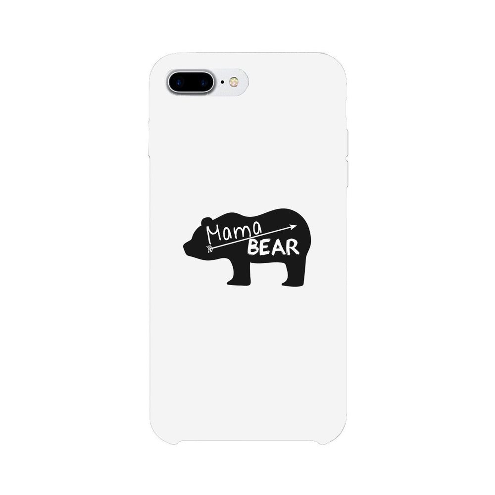 Mama Bear White Phone Case Unique Design Gifts For Baby Shower