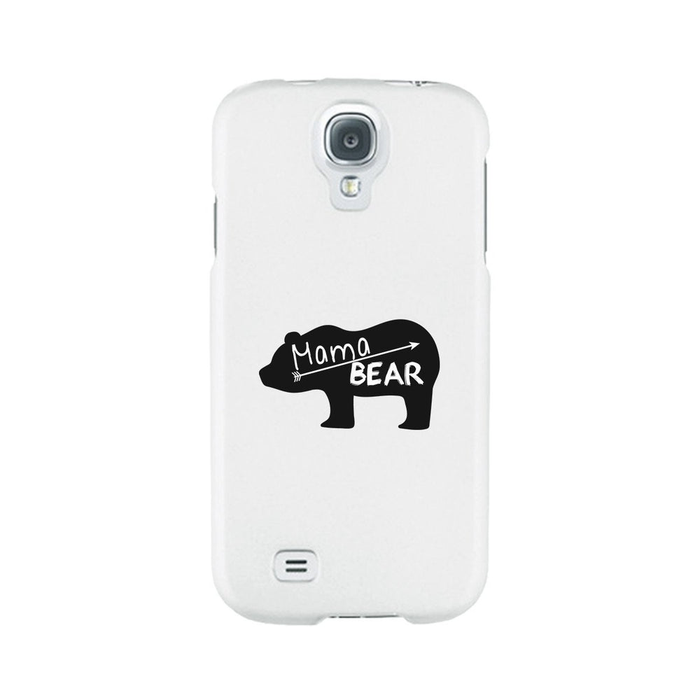 Mama Bear White Phone Case Unique Design Gifts For Baby Shower