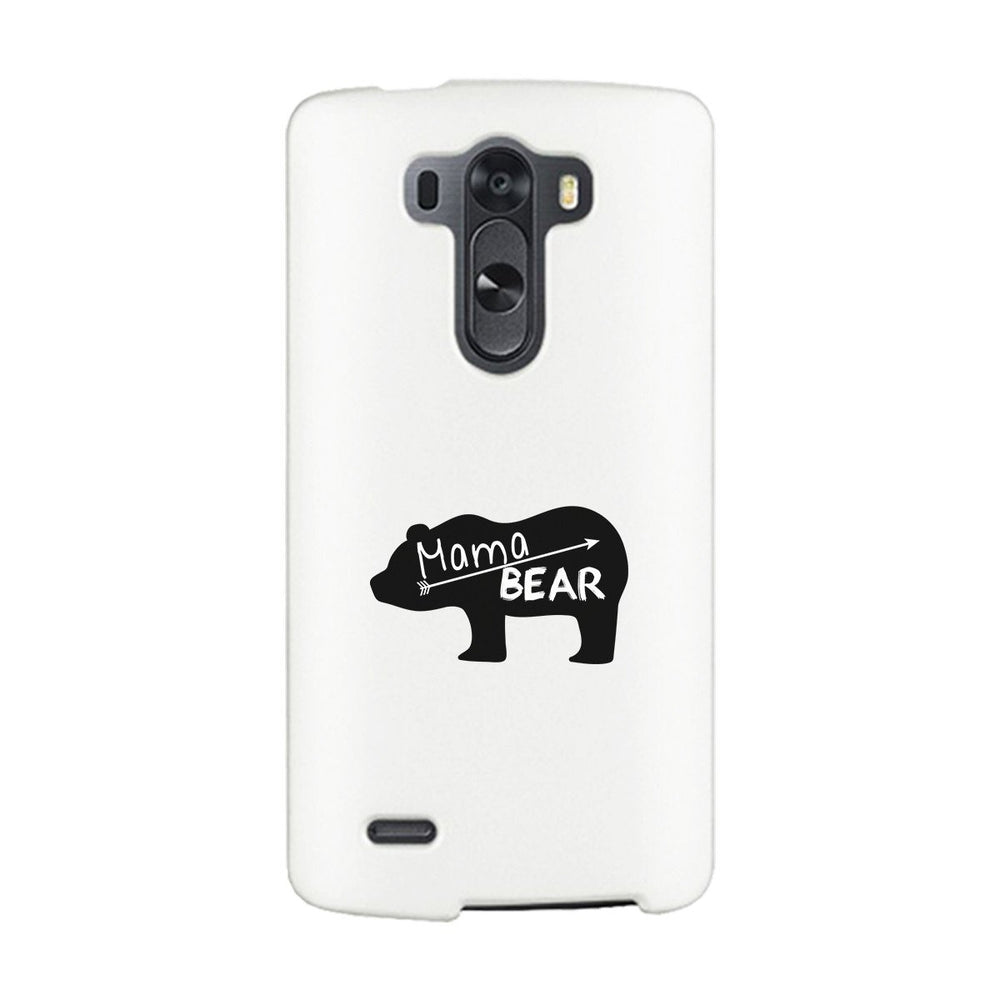 Mama Bear White Phone Case Unique Design Gifts For Baby Shower