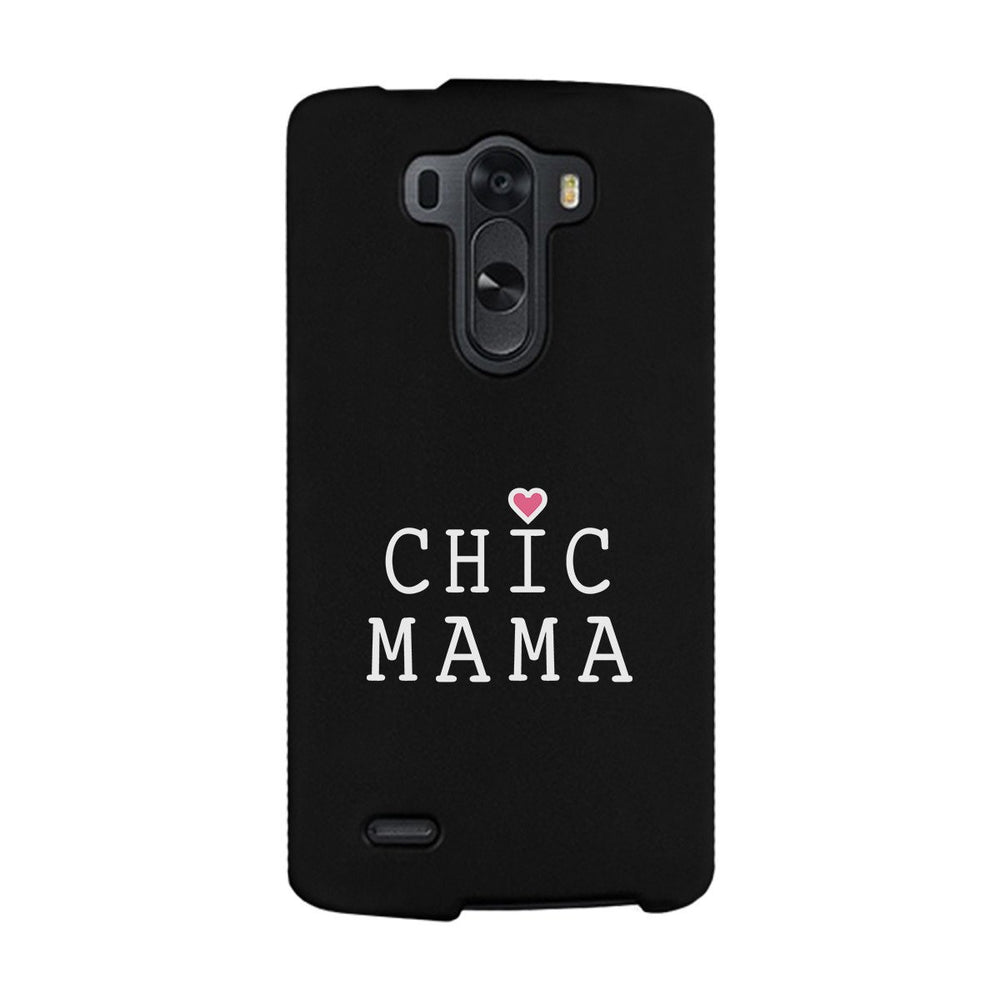 Chic Mama Black Phone Case Lovely Design Gifts For Mothers Day