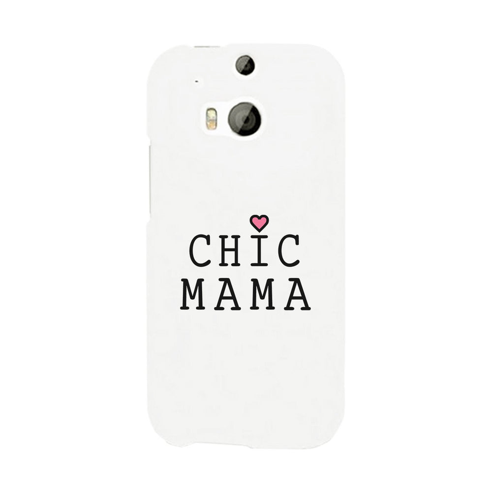 Chic Mama White Phone Case Lovely Design Gifts For Mothers Day