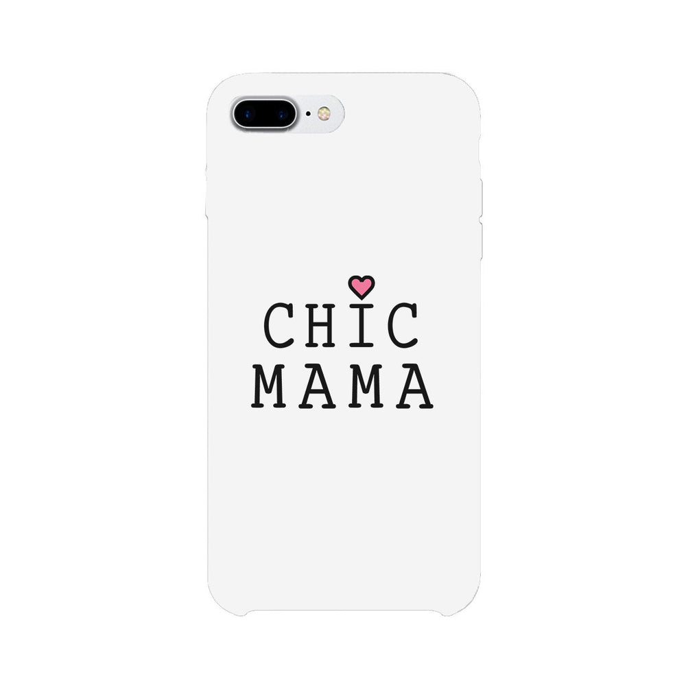 Chic Mama White Phone Case Lovely Design Gifts For Mothers Day