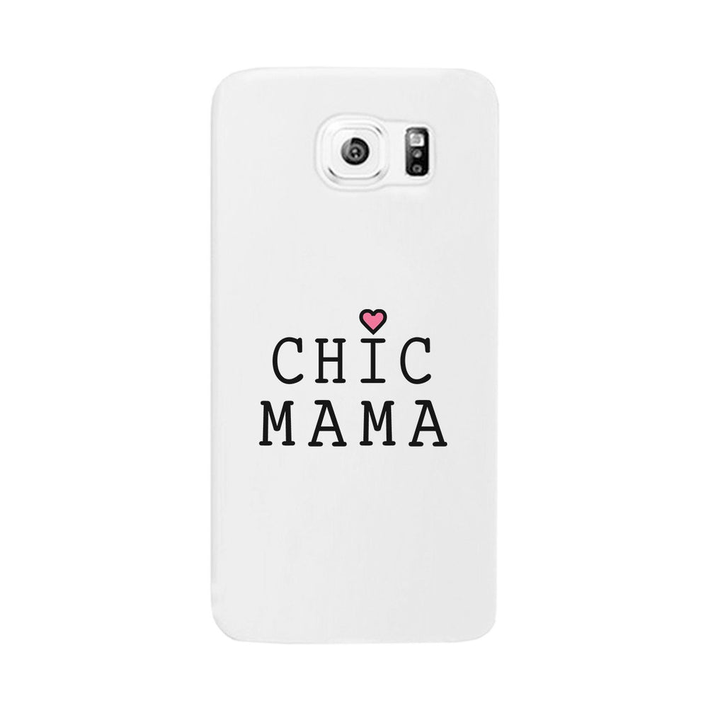 Chic Mama White Phone Case Lovely Design Gifts For Mothers Day