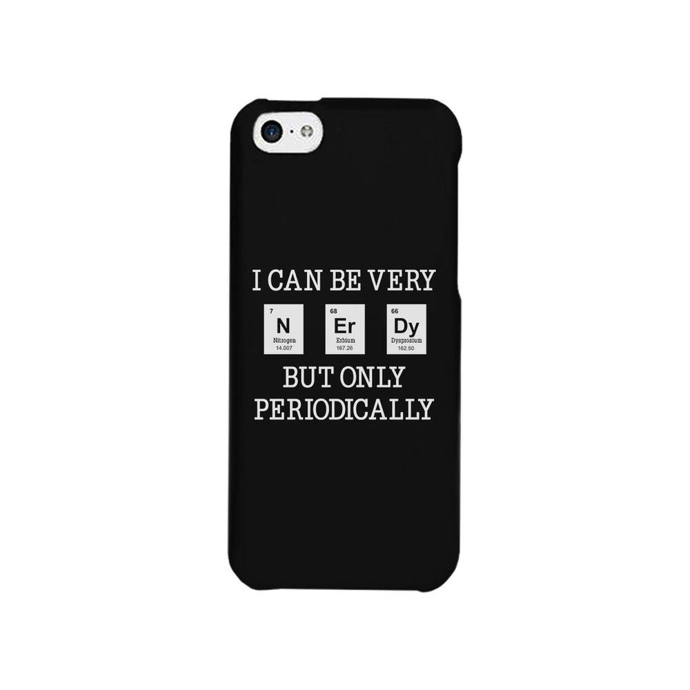 Nerdy Periodically Black Phone Case