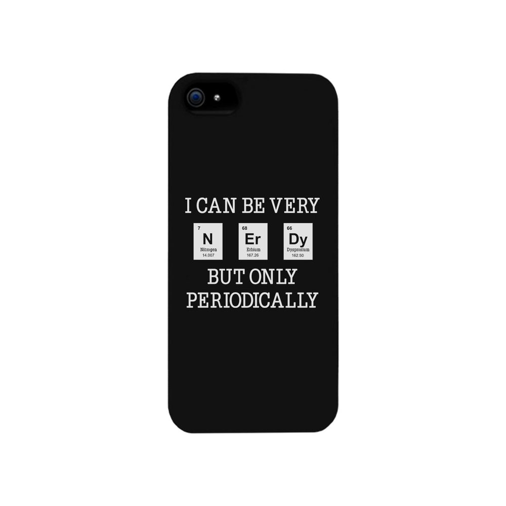 Nerdy Periodically Black Phone Case