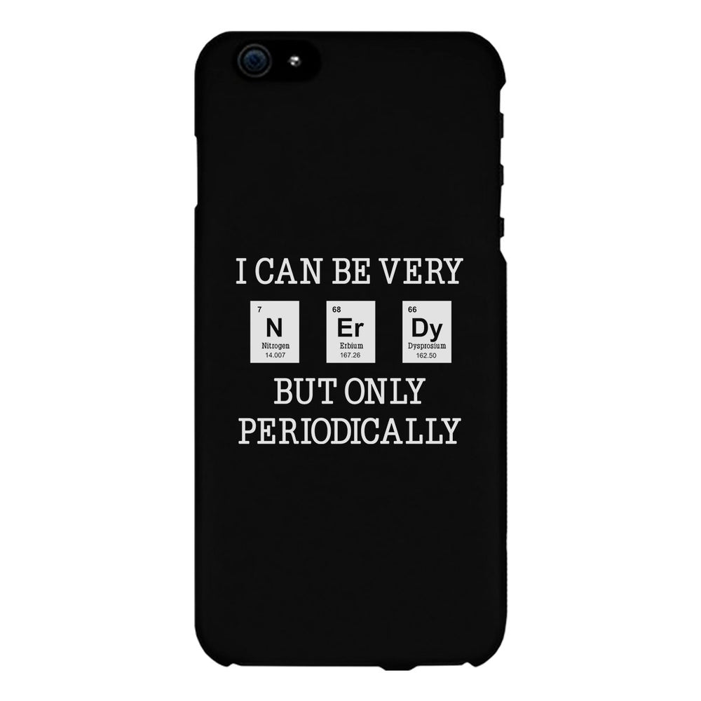 Nerdy Periodically Black Phone Case