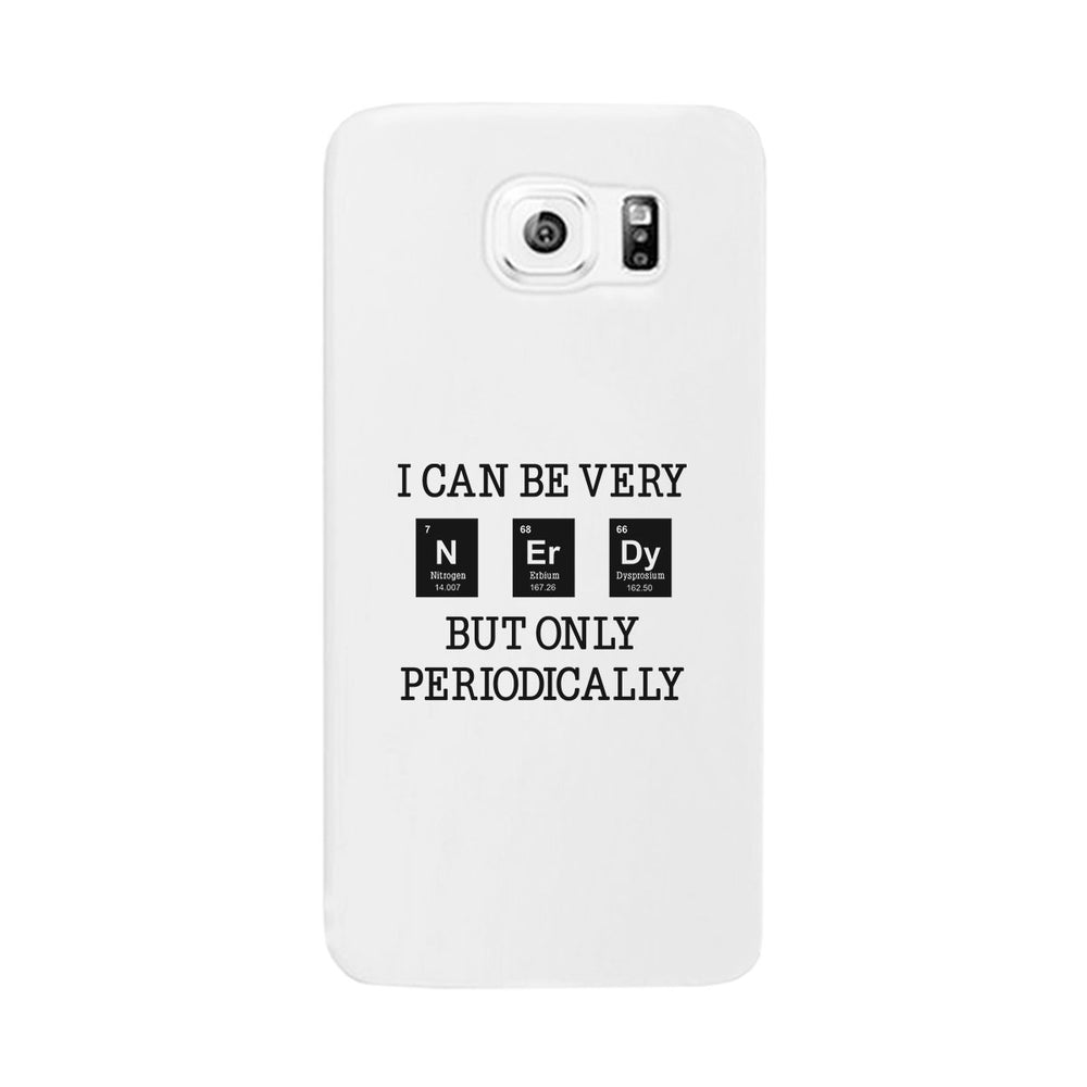 Nerdy Periodically White Phone Case
