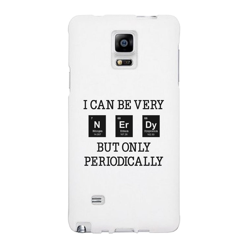 Nerdy Periodically White Phone Case