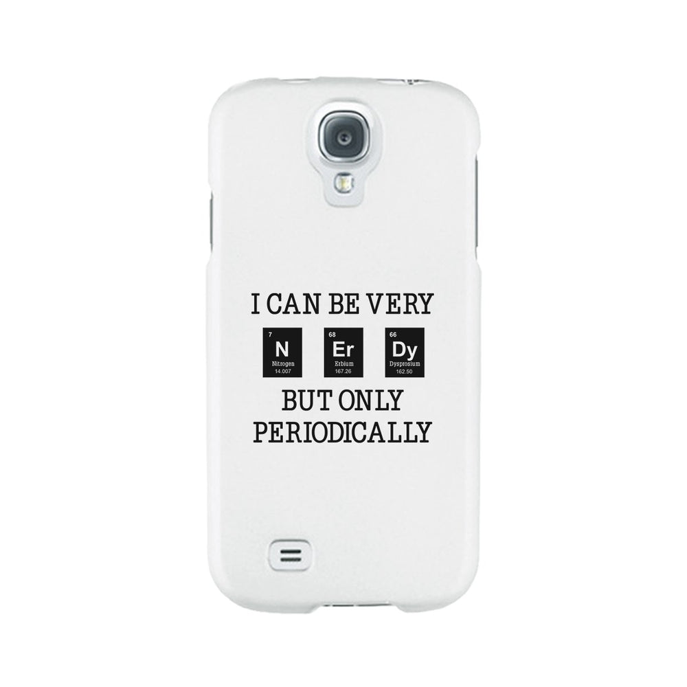 Nerdy Periodically White Phone Case